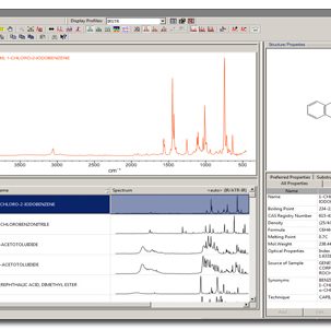IR spectrum search in KnowItAll IR Library
